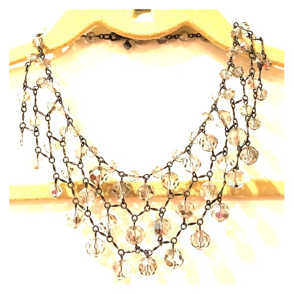 Banana republic crystal necklace