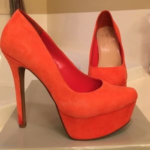Jessica Simpson platform heels.