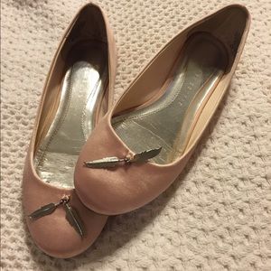 Lauren Conrad Pink Satin Ballet Flats