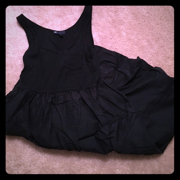 Super comfy cotton black dress