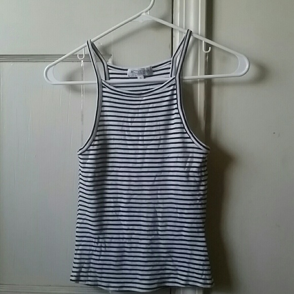 brandy melville dupe <3 striped halter top