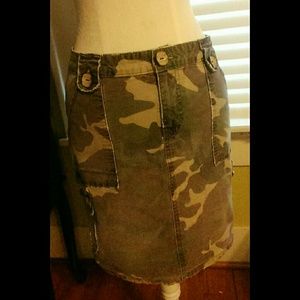 BONGO Camouflage Skirt