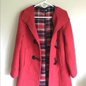 Forever 21 Red Coat