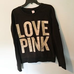 Pink Victoria's Secret- Glitter Sweatshirt