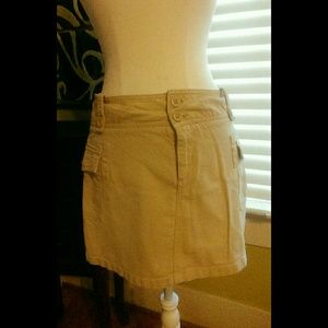 Old Navy Khaki Mini Skirt