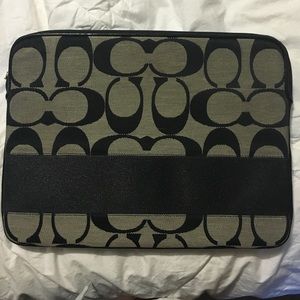 Coach laptop sleeve