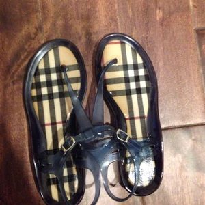 Burberry jelly sandal