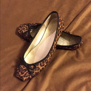 Jessica Simpson Leopard Print Ballet Flats