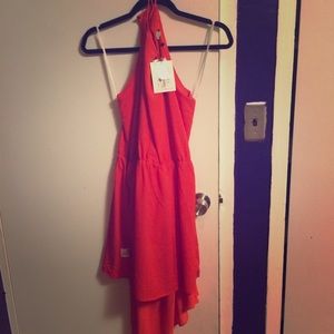 Orange/peach dress