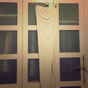 Helmut Lang jersey skirt
