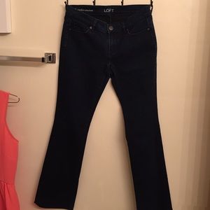 Loft dark boot cut