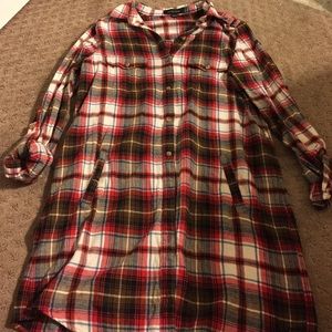 Flannel dress