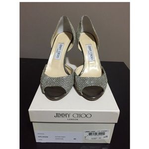 Jimmy Choo- 247LOGAN Champagne sz. 40