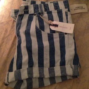 Pin Strip High Waisted