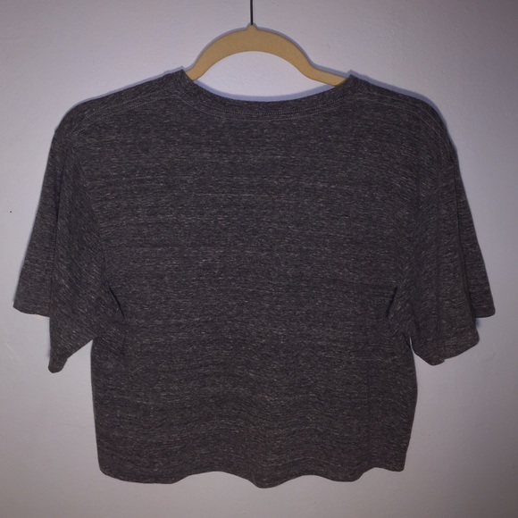 Brandy Melville- Grey "Killin' It" Crop Top - Picture 2 of 2