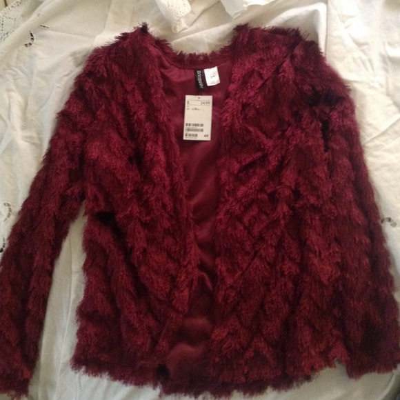 Divided H&M clothing line fur coat