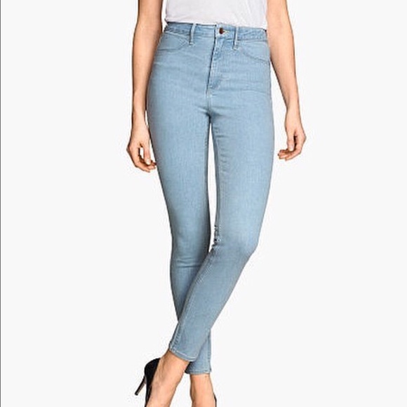 H&M High Waisted Super Skinny Jeans