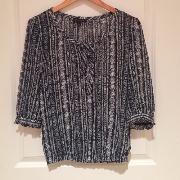 Banana Republic Nautical Blouse
