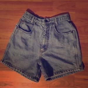 High Waist Denim Shorts