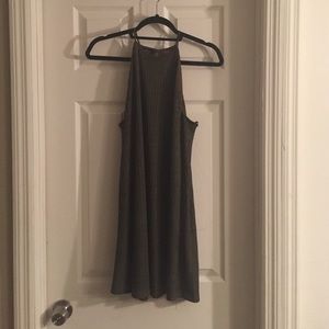army green Zara dress