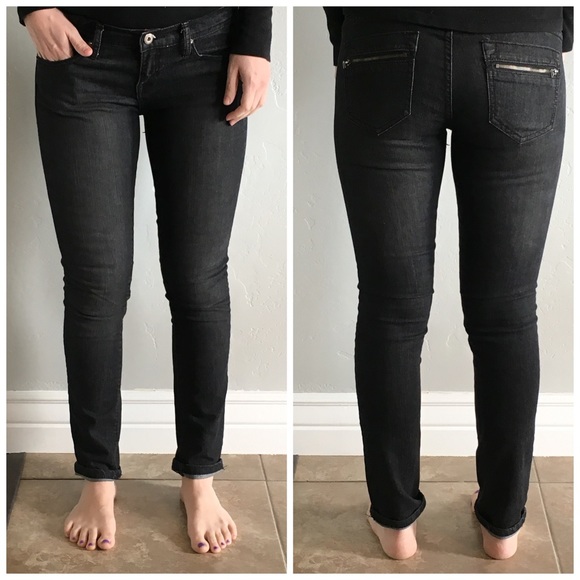 Dark wash denim