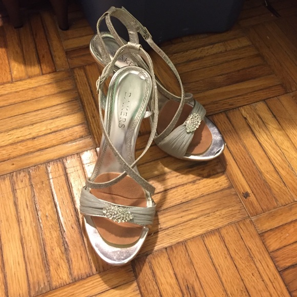 Bakers sparky silver high heels