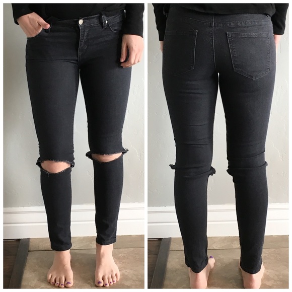 Dark wash denim