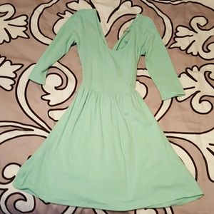 Beautiful mint green summer dress.