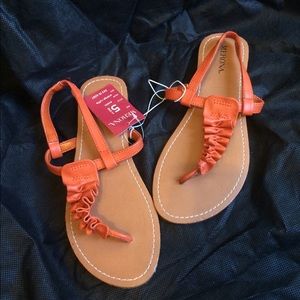 Orange Sandals