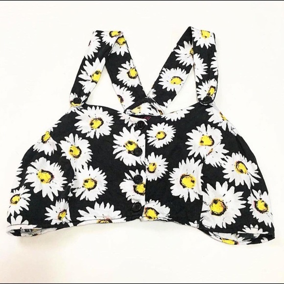 Sunflower Cropped Top
