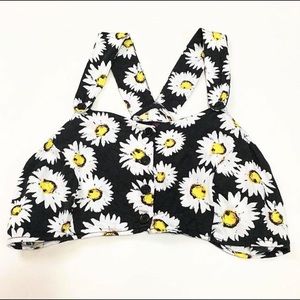 Sunflower Cropped Top