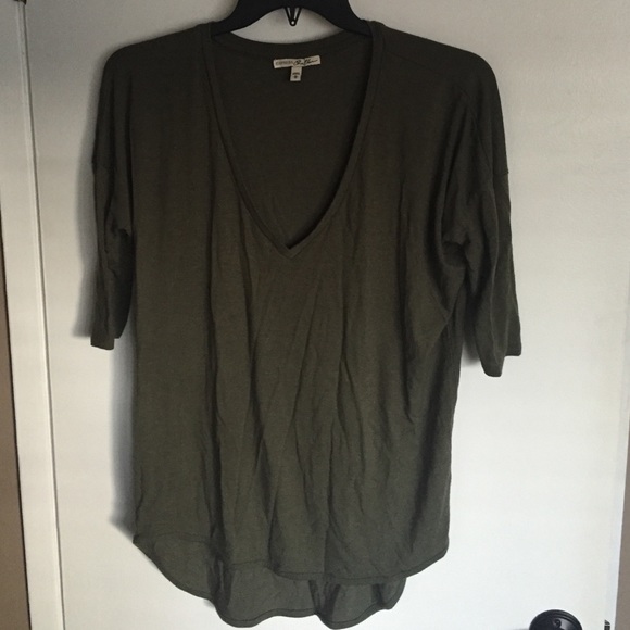 Olive green one eleven top