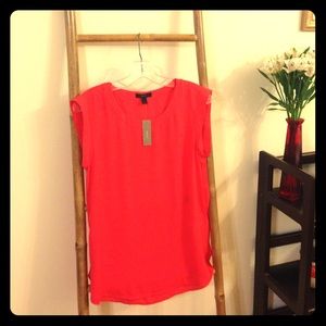 Coral blouse