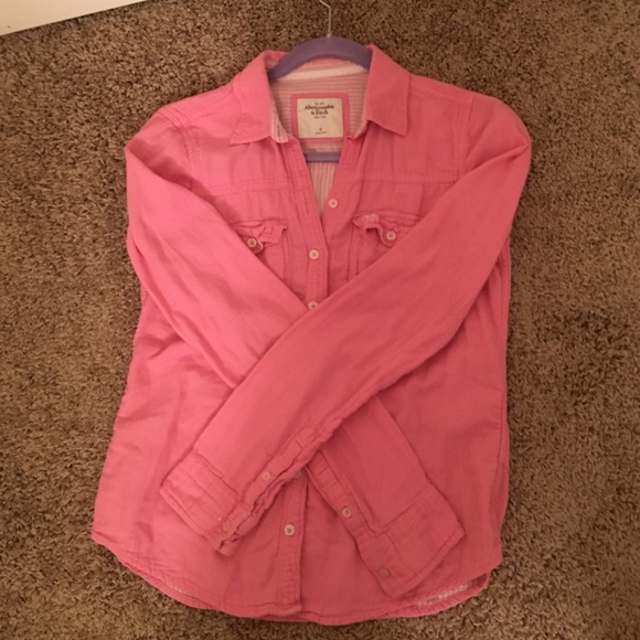 Abercrombie&Fitch Bubble Gum Button-Up