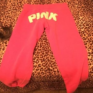 PINK Victoria's Secret cropped sweat pants