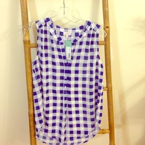 Checkered blouse