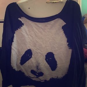 Panda Long Sleeve Wet Seal Top