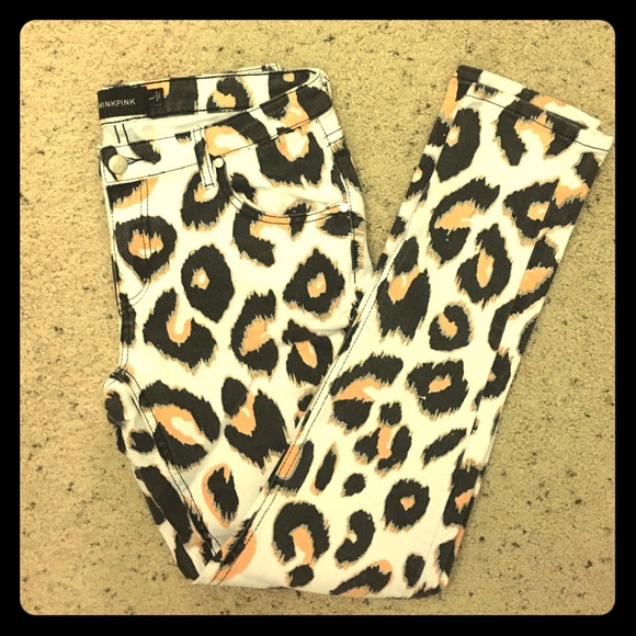 Leopard Print Jeans