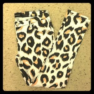 Leopard Print Jeans