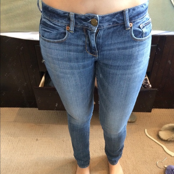 AE jeans skinny stretch, size 0 regular length - Picture 1 of 2