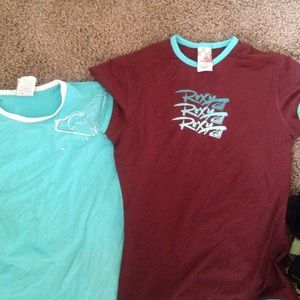 Roxy tee rash guards