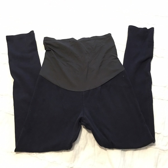 Navy Blue Maternity Leggings