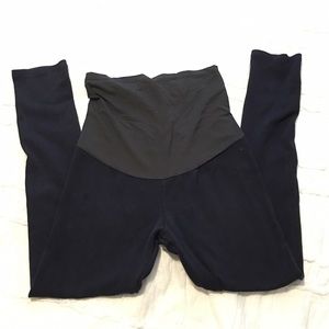 Navy Blue Maternity Leggings