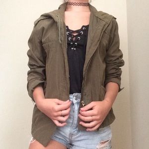 Army Green Military Jacket