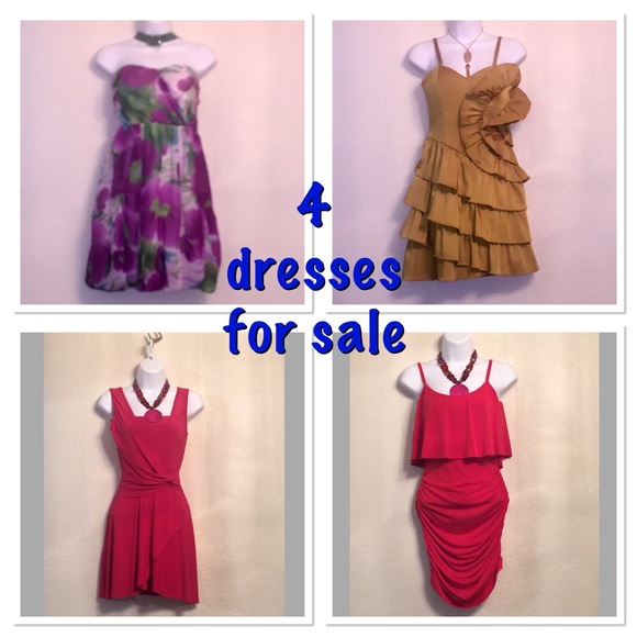Sale 4 pcs dressed