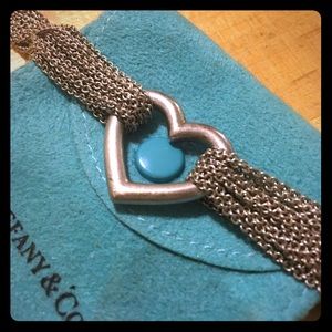 Tiffany mesh heart bracelet