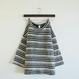 Korean fashion piano stripped top