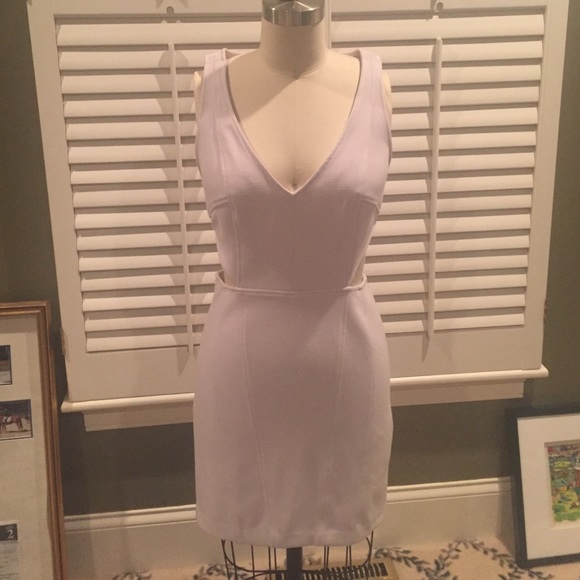 Urban Outfitters White cut out fitted dress size 4