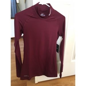Dark maroon Nike long sleeve
