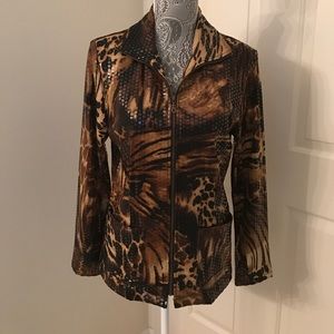 Animal print jacket